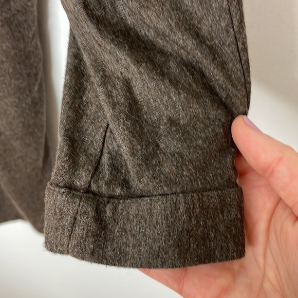 Tara Jarmon soft jersey stretchy brown long sleeve pockets dress - Picture 4 of 7